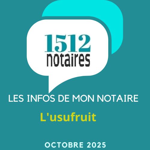 Usufruit octobre 2025